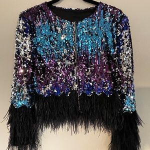 Sequin Extravagant Top